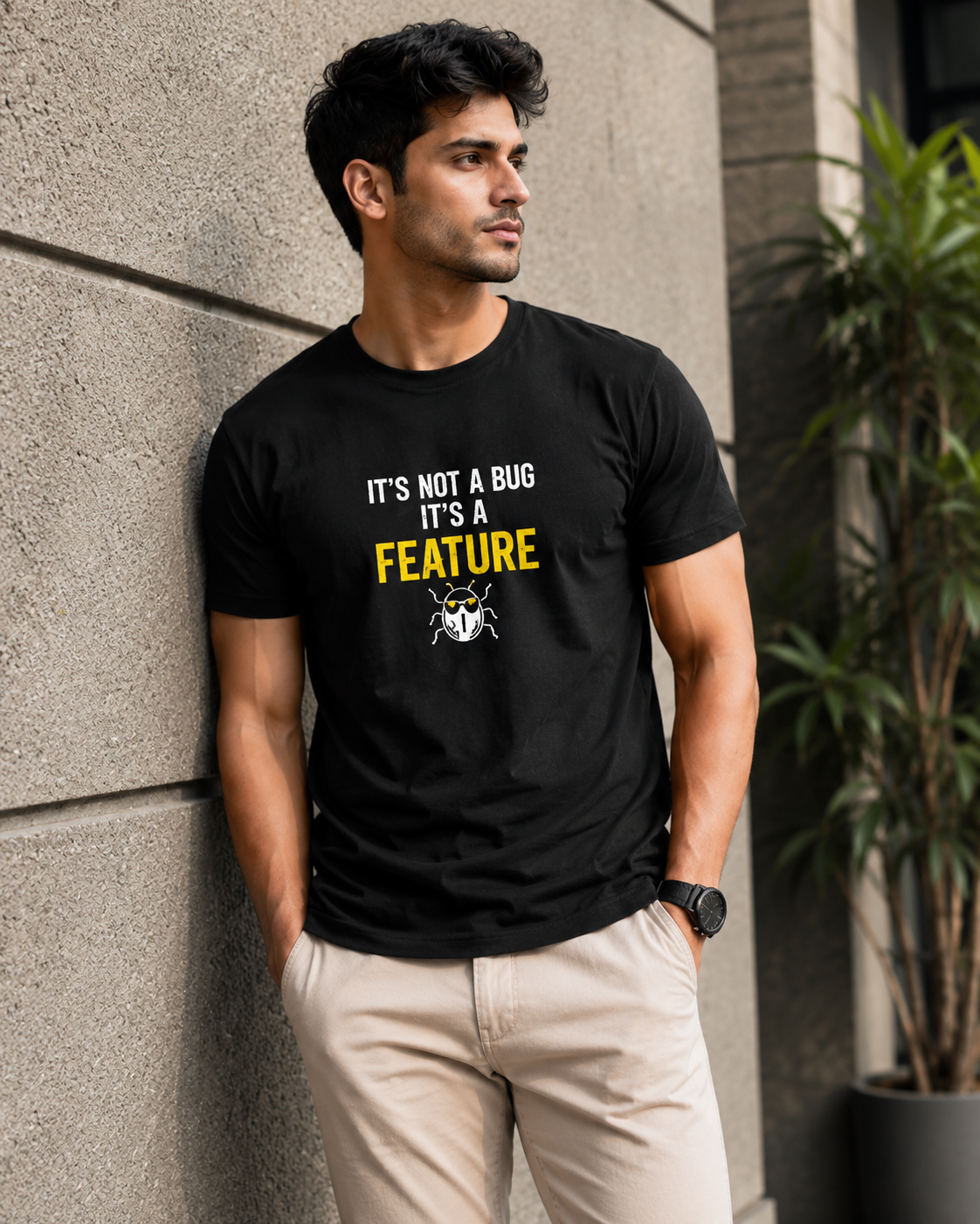 Unisex Basic T-Shirt | Its Not a Bug its Feature