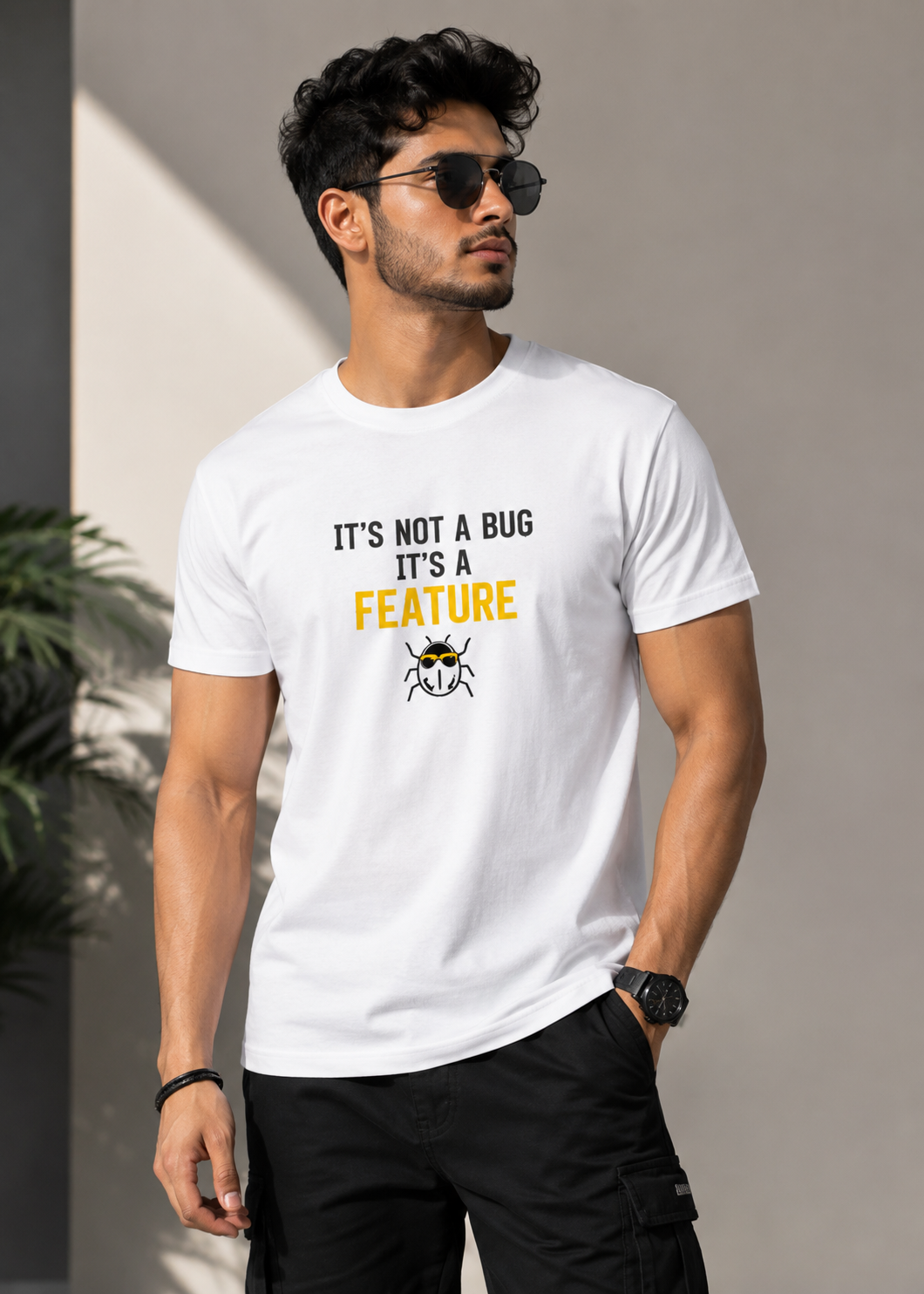 Unisex Basic T-Shirt | Its Not a Bug its Feature