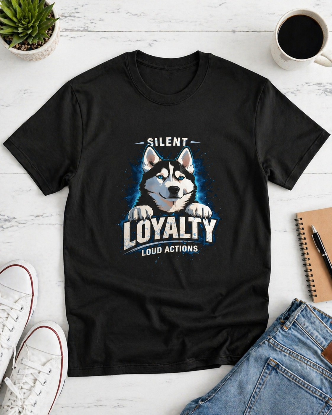 Unisex Standard Crew T-Shirt - Silent Loyalty
