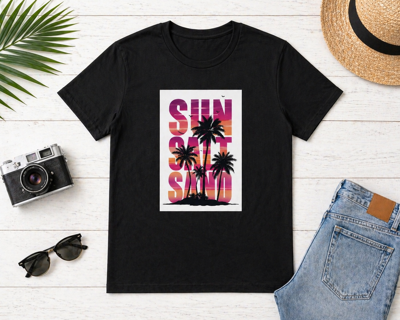 Unisex Standard Crew T-Shirt Sun Salt Sand